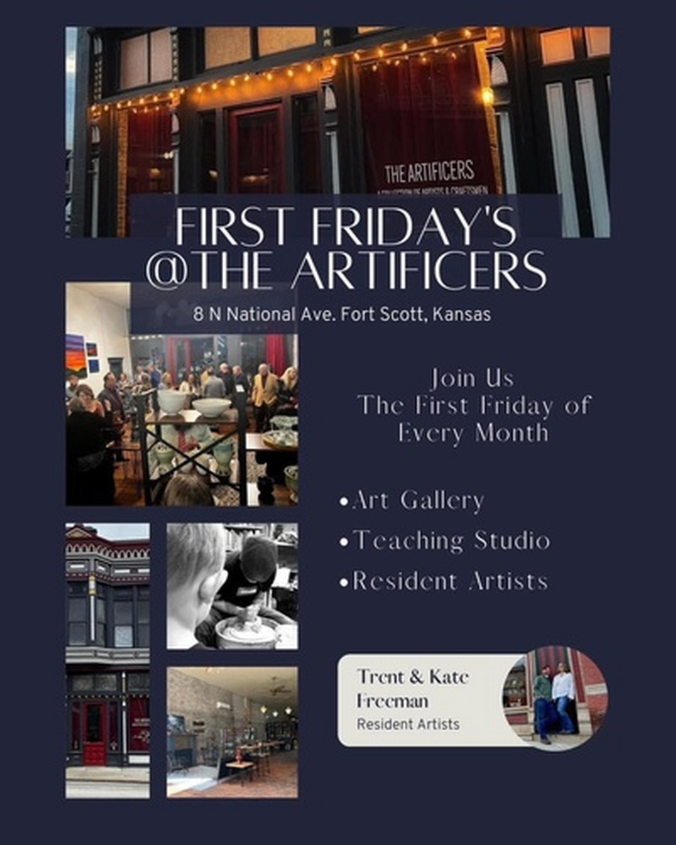 First Friday's at The Artificers Sep 5, 2025 Fort Scott Area